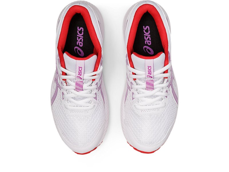 Tenis Sports Asics Contend 8 Niños Blancos Morados | MX8364-113