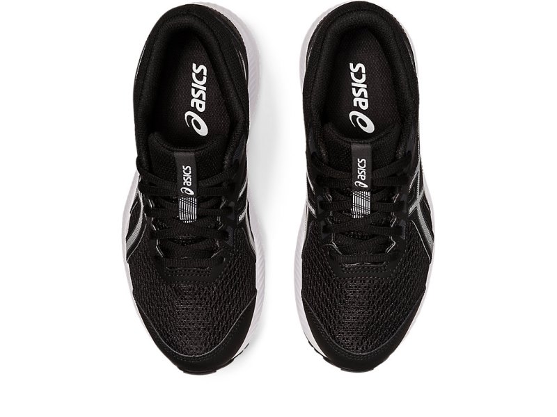 Tenis Sports Asics Contend 8 Niños Negros Blancos | MX1139-531