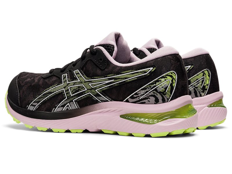 Tenis Sports Asics Gel-cumulus 23 Niños Negros Rosas | MX3411-588