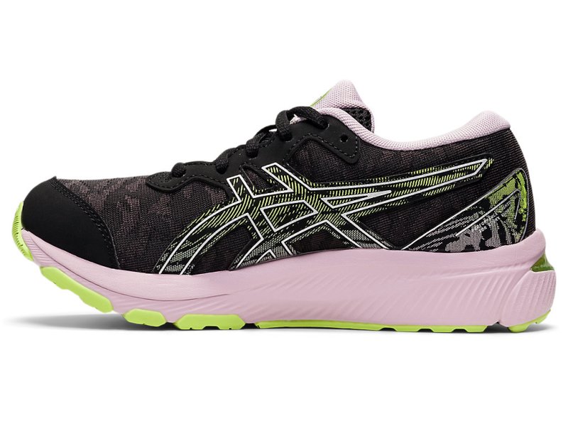 Tenis Sports Asics Gel-cumulus 23 Niños Negros Rosas | MX3411-588