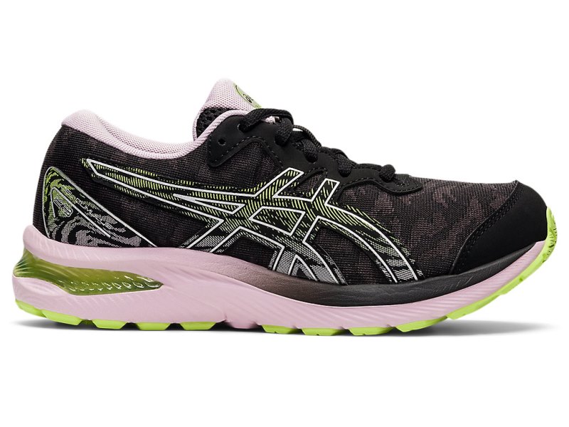 Tenis Sports Asics Gel-cumulus 23 Niños Negros Rosas | MX3411-588