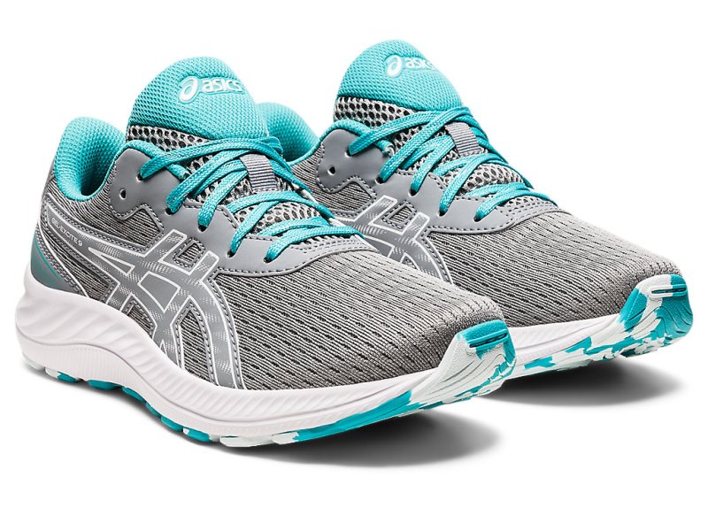 Tenis Sports Asics Gel-eXCite 9 Niños Grises Blancos | MX1381-226