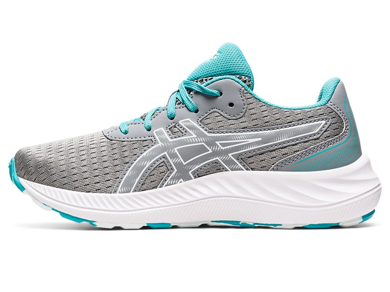 Tenis Sports Asics Gel-eXCite 9 Niños Grises Blancos | MX1381-226