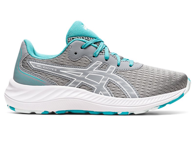 Tenis Sports Asics Gel-eXCite 9 Niños Grises Blancos | MX1381-226