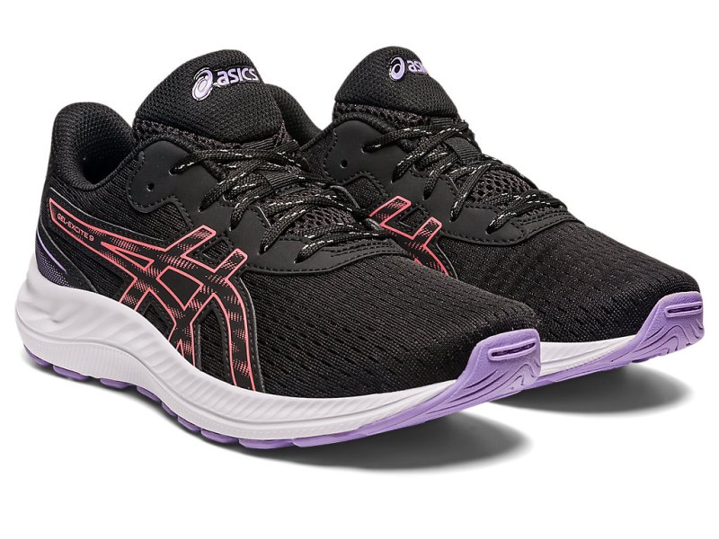 Tenis Sports Asics Gel-eXCite 9 Niños Negros Coral | MX8867-043