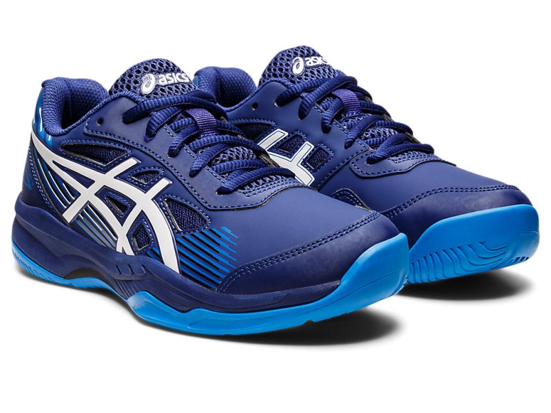 Tenis Sports Asics Gel-game 8 Niños Azules Blancos | MX3511-956