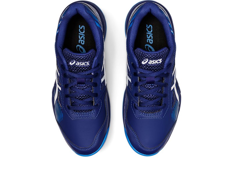 Tenis Sports Asics Gel-game 8 Niños Azules Blancos | MX3511-956