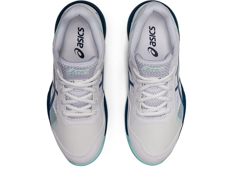 Tenis Sports Asics Gel-game 8 Niños Blancos Azules Claro | MX1303-534