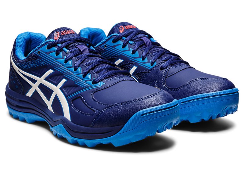 Tenis Sports Asics Gel-lethal FieLD Hombre Azules Blancos | MX7140-557