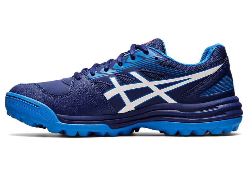 Tenis Sports Asics Gel-lethal FieLD Hombre Azules Blancos | MX7140-557