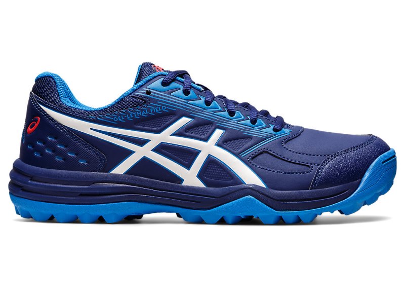 Tenis Sports Asics Gel-lethal FieLD Hombre Azules Blancos | MX7140-557