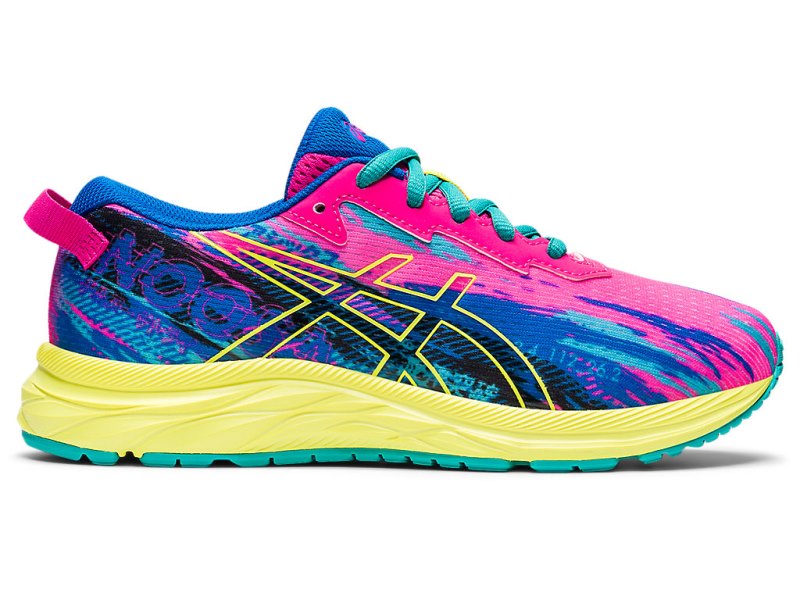 Tenis Sports Asics Gel-noosa Tri 13 Niños Rosas Amarillos | MX4485-545