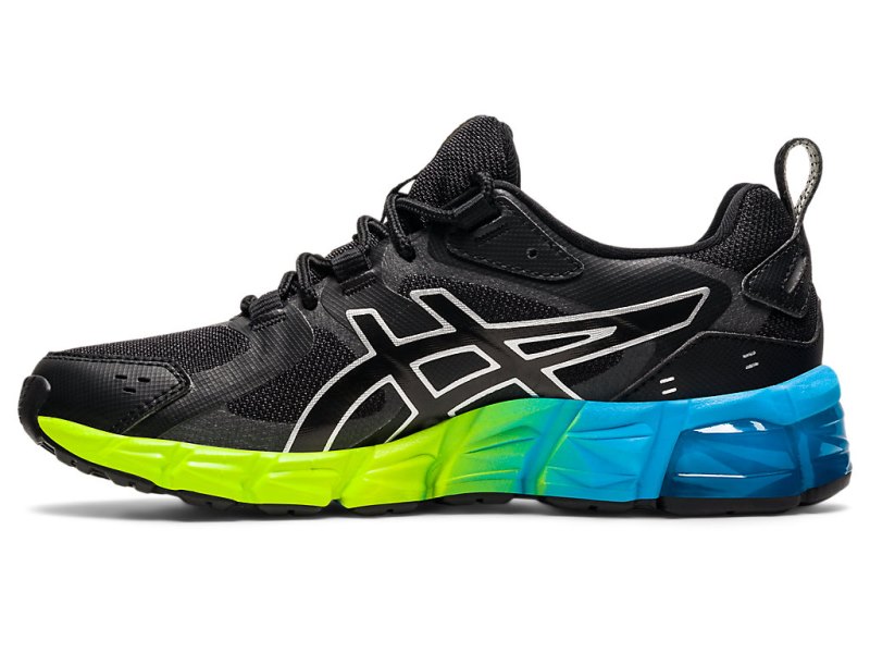 Tenis Sports Asics Gel-quantum 180 6 Niños Negros Azules | MX4963-926