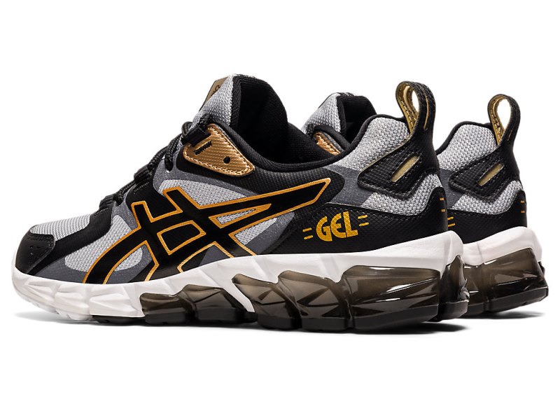 Tenis Sports Asics Gel-quantum 180 6 Niños Grises Negros | MX8140-714