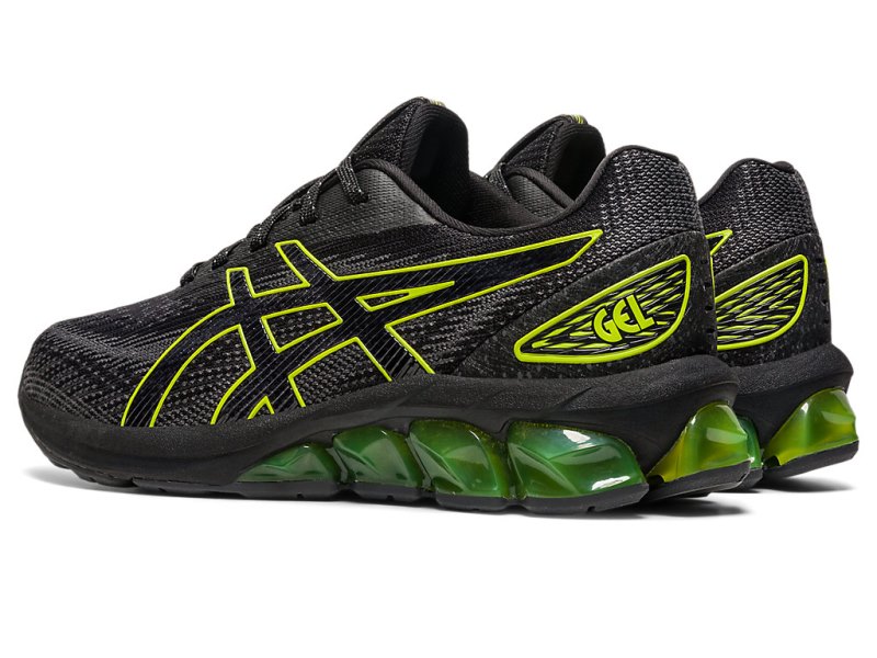 Tenis Sports Asics Gel-quantum 180 VII Niños Negros Verdes Claro | MX0019-153