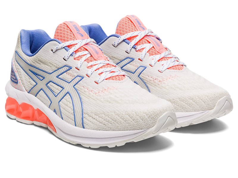 Tenis Sports Asics Gel-quantum 180 VII Niños Blancos Naranjas Coral | MX1029-945