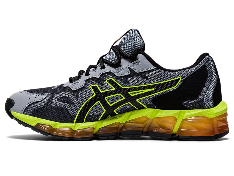 Tenis Sports Asics Gel-quantum 360 6 Niños Grises Negros | MX8355-671