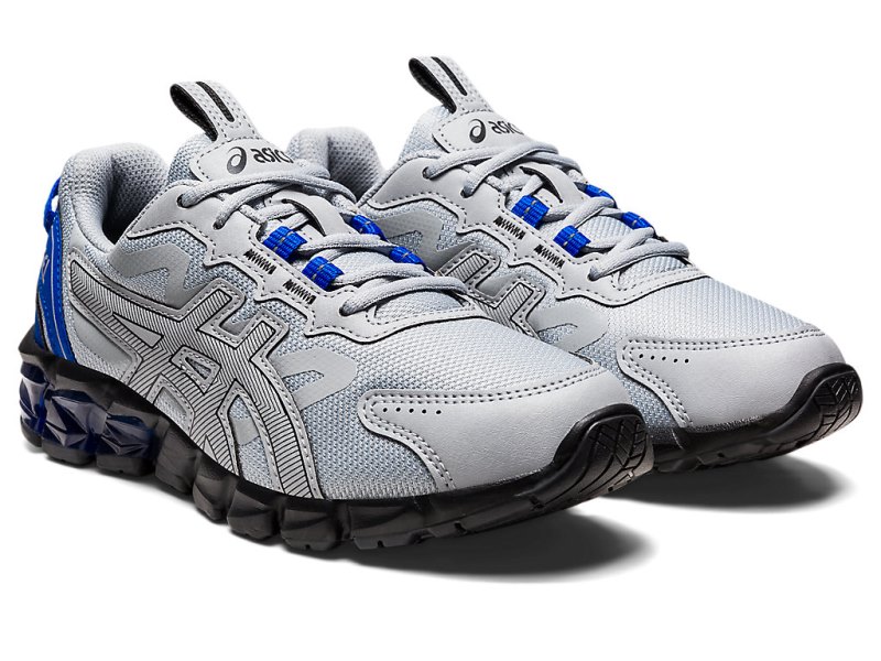 Tenis Sports Asics Gel-quantum 90 3 Niños Grises Negros | MX2058-374