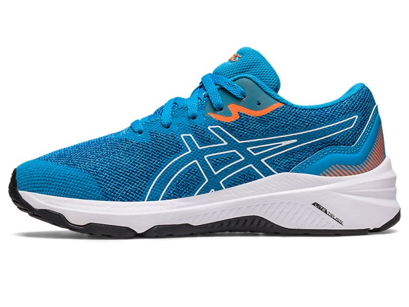 Tenis Sports Asics Gt-1000 11 Niños Azules Negros | MX1879-932