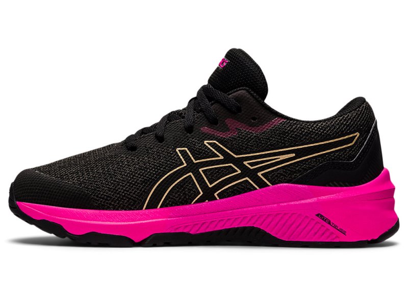 Tenis Sports Asics Gt-1000 11 Niños Grises Oscuro Amarillos | MX8688-030