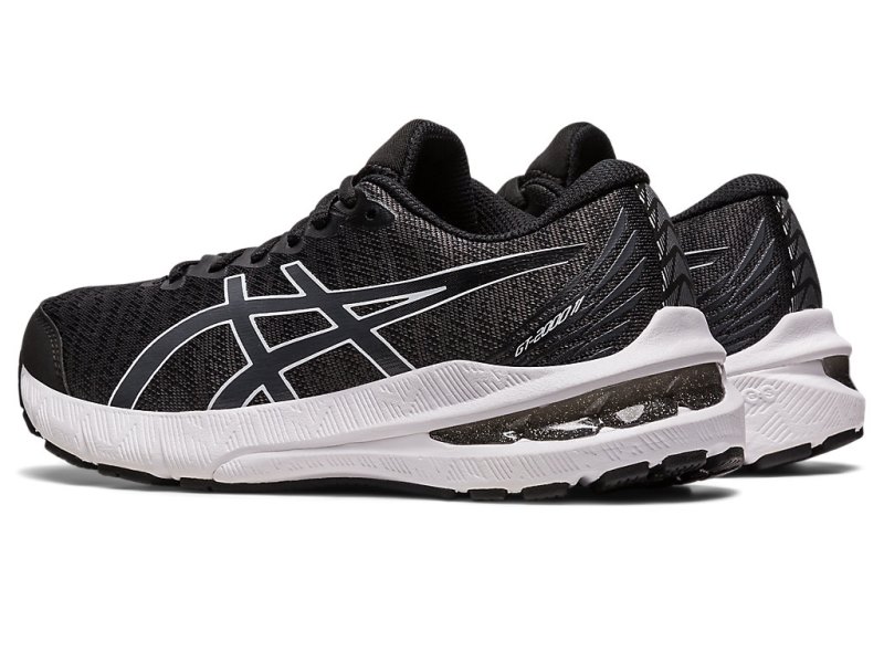 Tenis Sports Asics Gt-2000 11 Niños Negros Grises | MX5800-551