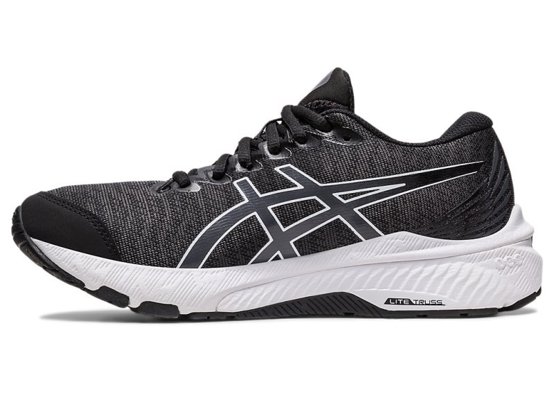 Tenis Sports Asics Gt-2000 11 Niños Negros Grises | MX5800-551