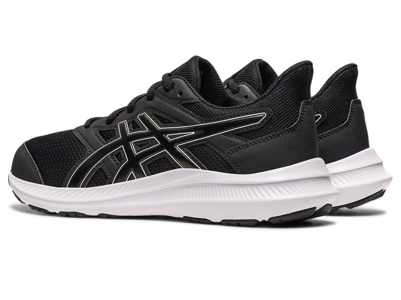 Tenis Sports Asics Jolt 4 Niños Negros Blancos | MX1521-849