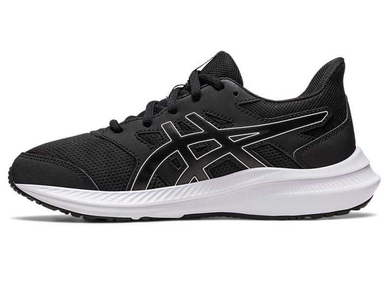 Tenis Sports Asics Jolt 4 Niños Negros Blancos | MX1521-849