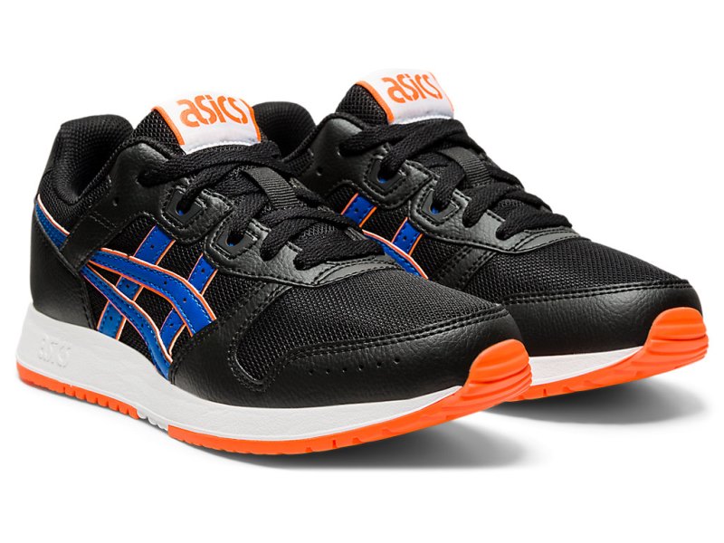 Tenis Sports Asics Lyte Classic Niños Negros Azules | MX7399-349