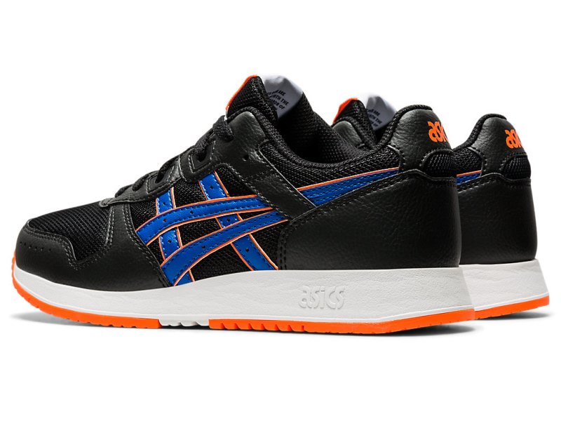 Tenis Sports Asics Lyte Classic Niños Negros Azules | MX7399-349