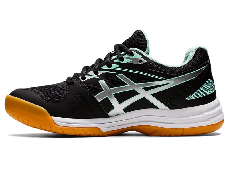 Tenis Sports Asics Upcourt 4 Niños Negros Verdes Claro | MX6228-619