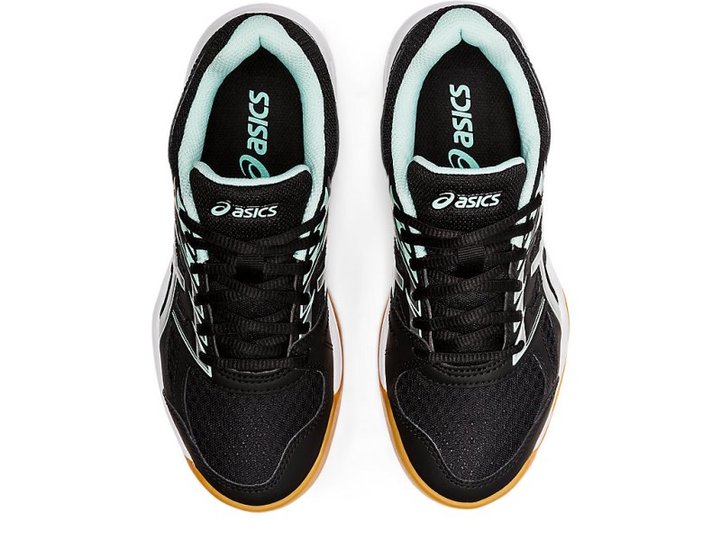 Tenis Sports Asics Upcourt 4 Niños Negros Verdes Claro | MX6228-619