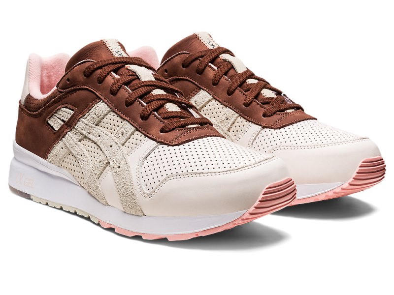 Tenis Asics Afew X Gt-II Mujer Rosas Chocolate Marrom | MX6176-472