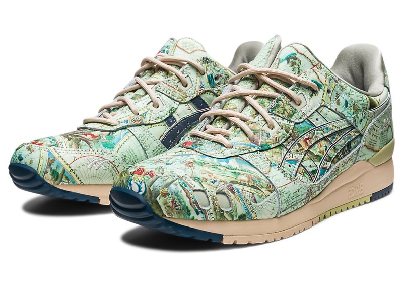 Tenis Asics Atmos X Gel-lyte III OG Hombre Verdes Negros Azules | MX0272-710