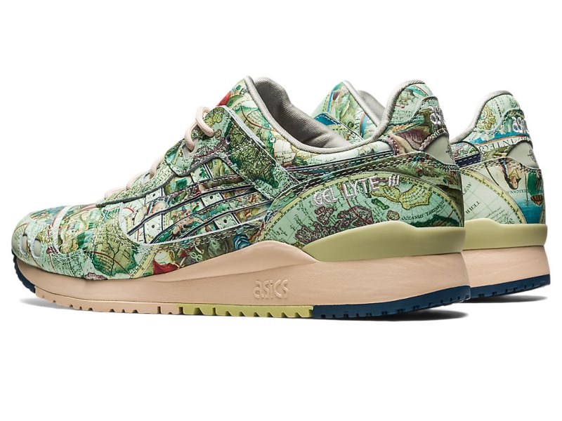 Tenis Asics Atmos X Gel-lyte III OG Hombre Verdes Negros Azules | MX0272-710