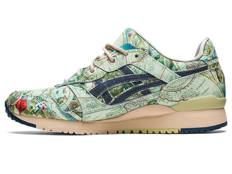 Tenis Asics Atmos X Gel-lyte III OG Hombre Verdes Negros Azules | MX0272-710