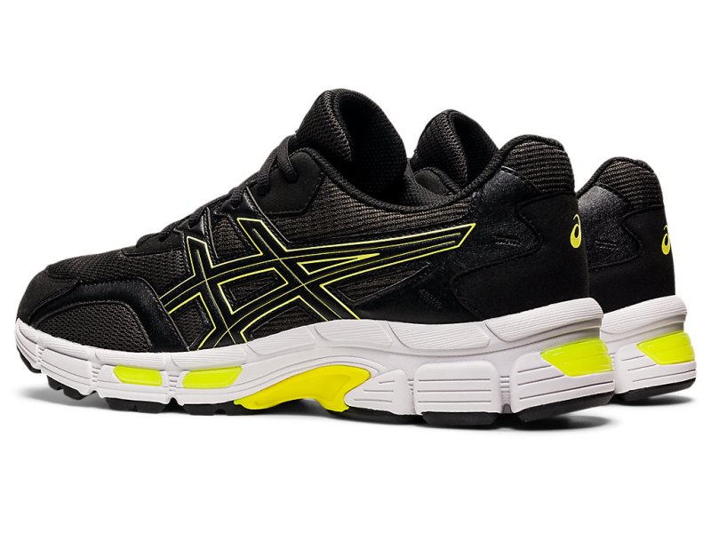 Tenis Asics Gel-jOG Mc Hombre Grises Oscuro Amarillos | MX5517-985