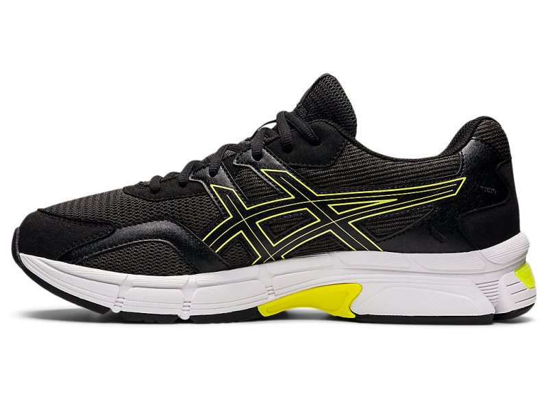 Tenis Asics Gel-jOG Mc Hombre Grises Oscuro Amarillos | MX5517-985