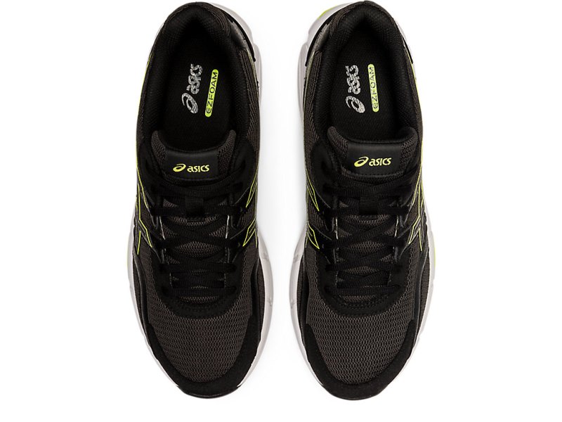 Tenis Asics Gel-jOG Mc Hombre Grises Oscuro Amarillos | MX5517-985