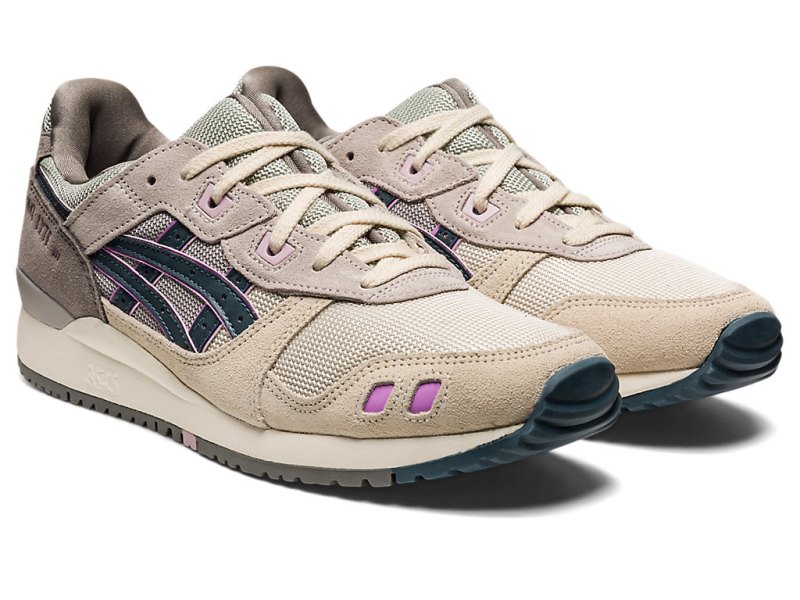 Tenis Asics Gel-lyte III OG Mujer Grises Grises Azules | MX3051-670