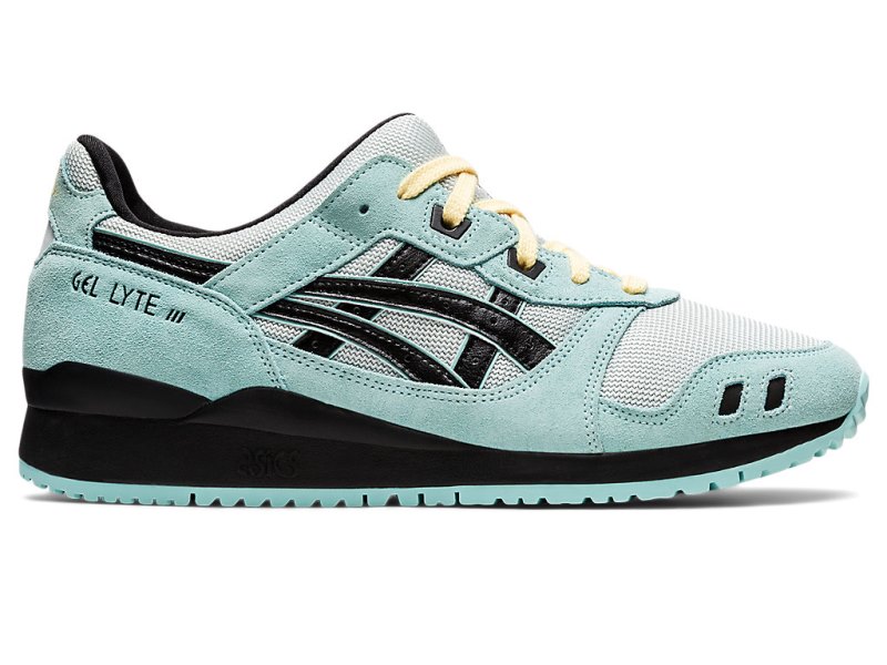 Tenis Asics Gel-lyte III OG Mujer Turquesa Claro Negros | MX0211-564