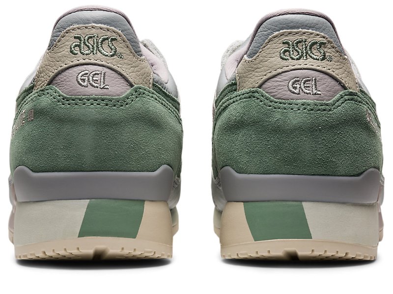 Tenis Asics Gel-lyte III OG Mujer Verde Oliva Claro Grises | MX0096-524