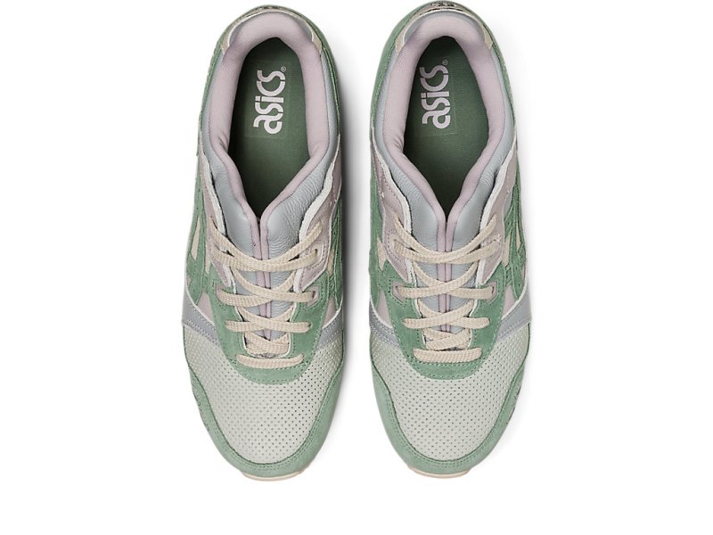 Tenis Asics Gel-lyte III OG Mujer Verde Oliva Claro Grises | MX0096-524