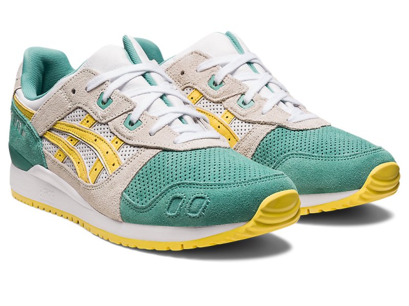 Tenis Asics Gel-lyte III OG Mujer Verde Oliva Creme | MX7852-930