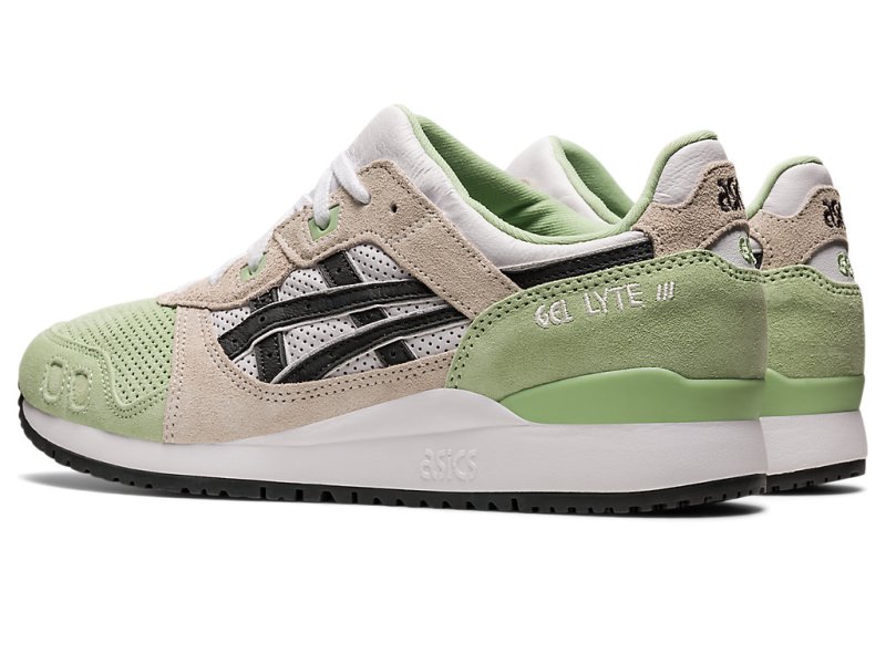 Tenis Asics Gel-lyte III OG Mujer Verdes Claro Obsidian Grises | MX3717-738