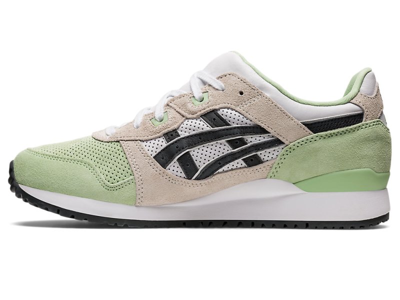 Tenis Asics Gel-lyte III OG Mujer Verdes Claro Obsidian Grises | MX3717-738