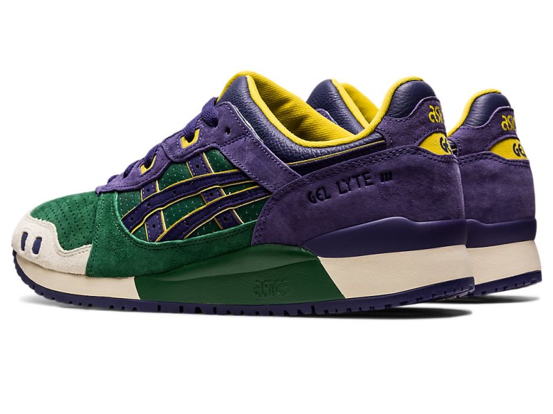 Tenis Asics Gel-lyte III OG Mujer Verdes Morados | MX6173-606