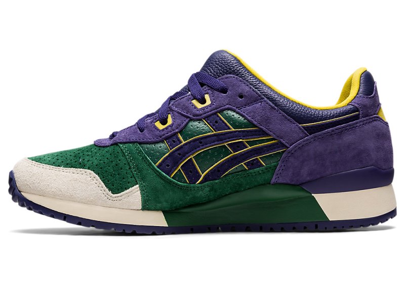 Tenis Asics Gel-lyte III OG Mujer Verdes Morados | MX6173-606