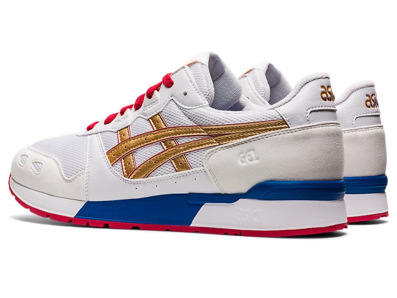 Tenis Asics Gel-lyte Mujer Blancos Dorados | MX4888-028