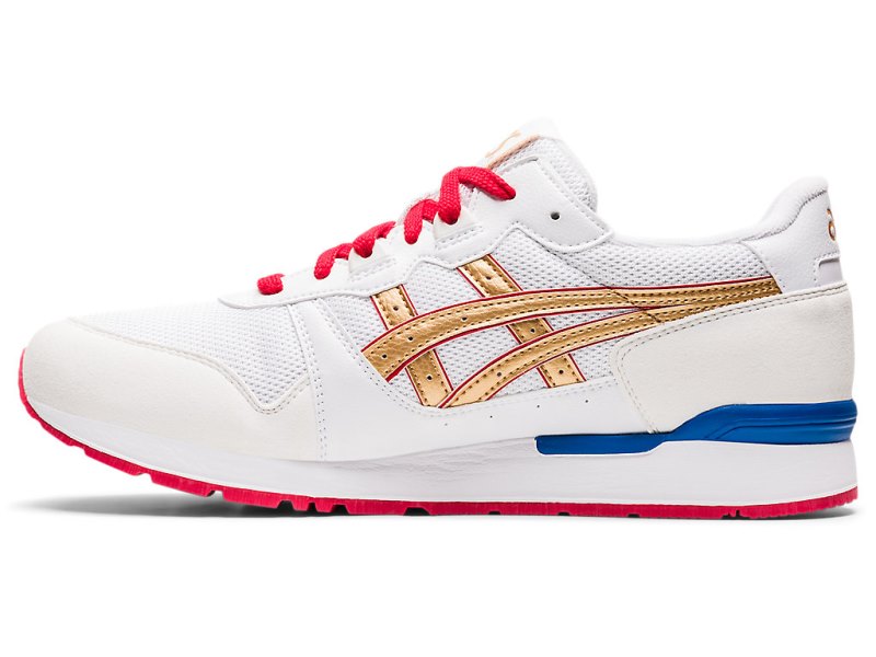 Tenis Asics Gel-lyte Mujer Blancos Dorados | MX4888-028